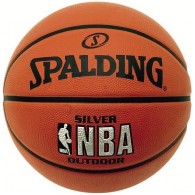 Мяч баскетбольный №3 SPALDING NBA SILVER Outdoor RBR BB 65821 Оранжевый